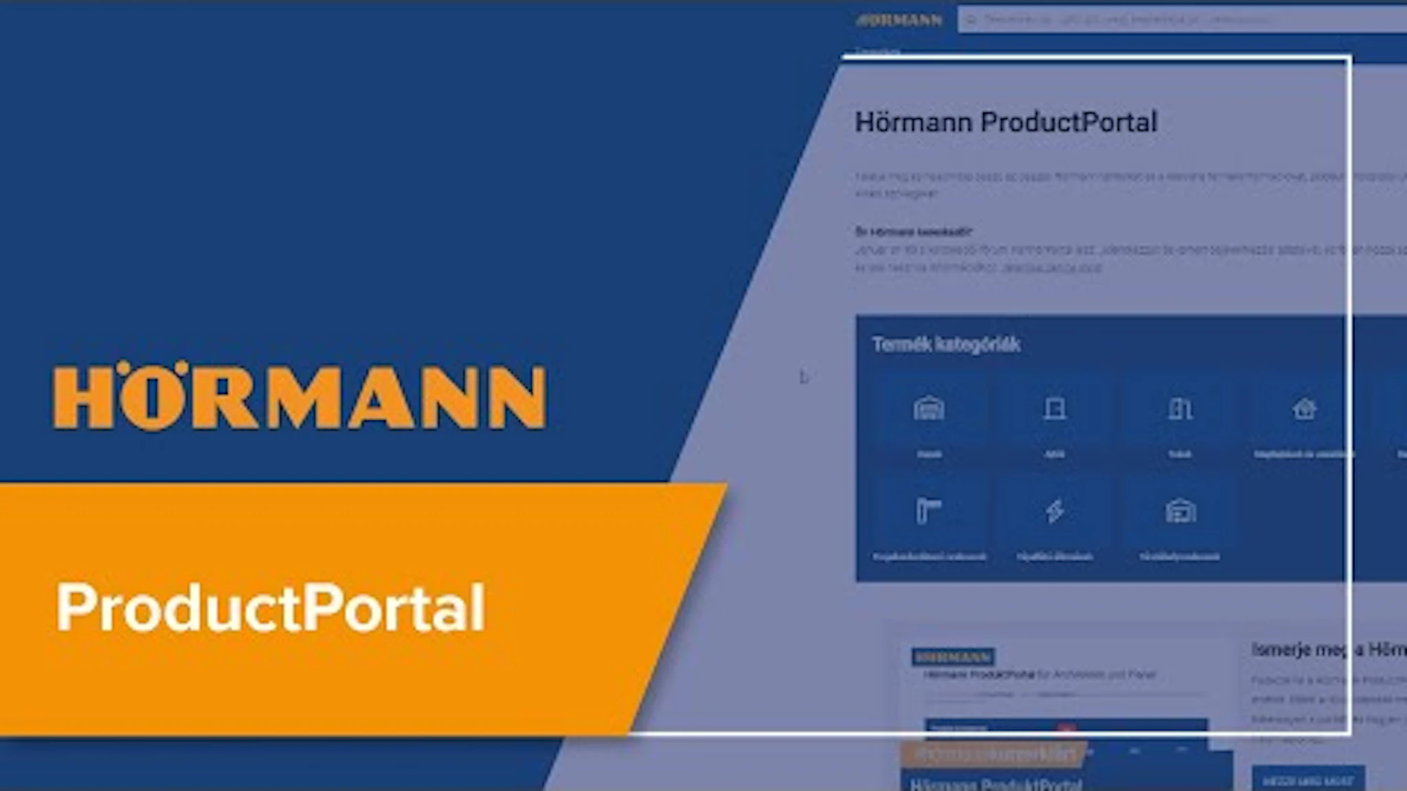 Hörmann ProductPortal ismertető Hörmann on Youtube