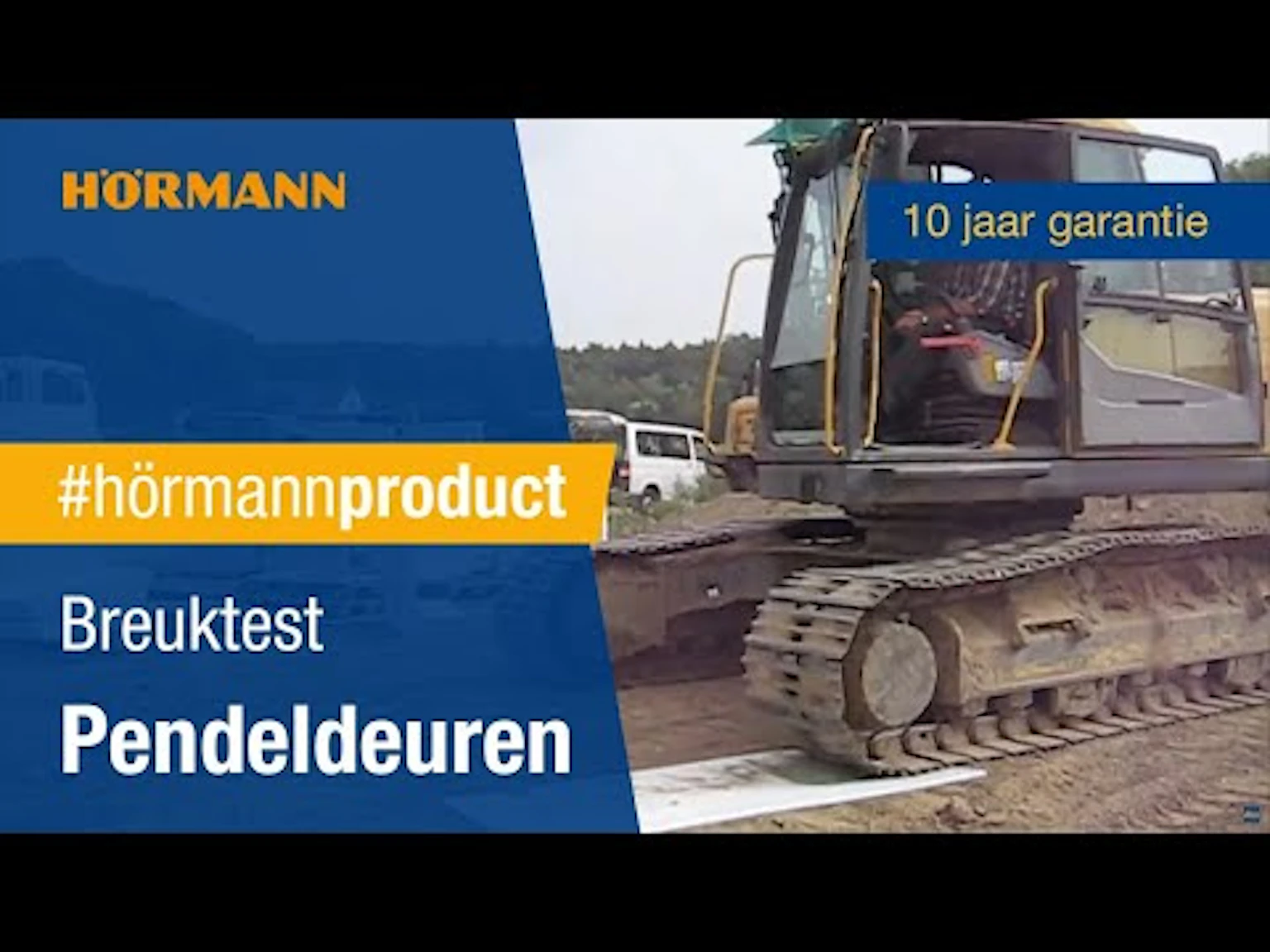 Breuktest Pendeldeuren Hörmann on Youtube