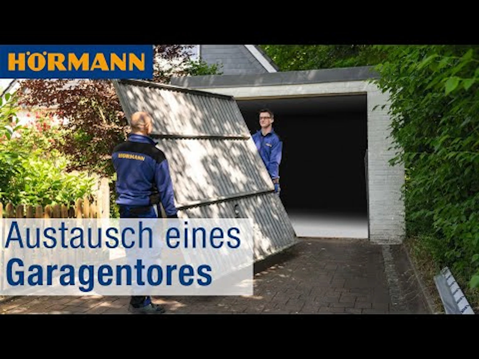 Garagentor-Modernisierung: Austausch eines Garagentores | Hörmann Hörmann on Youtube