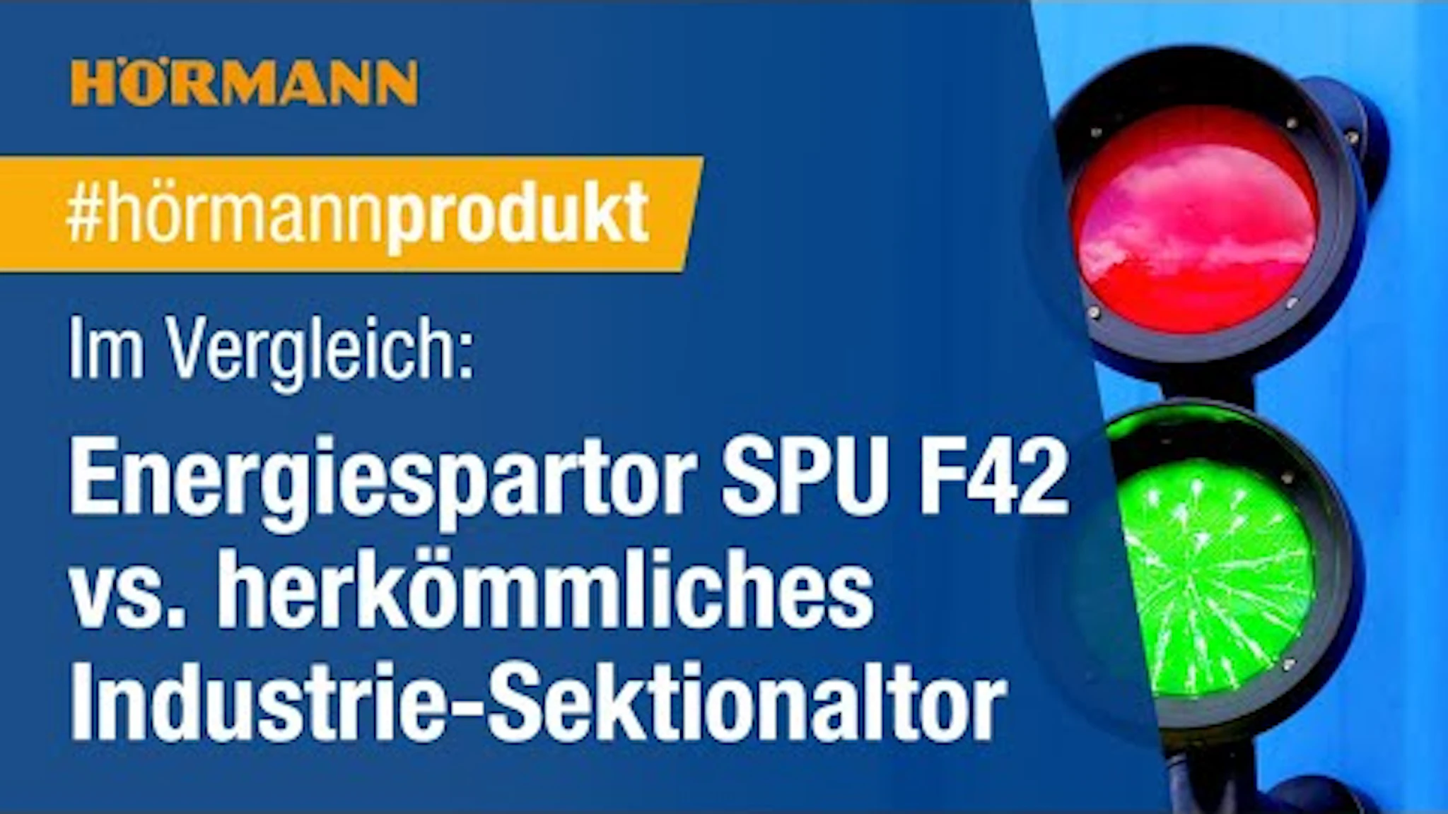 Energiespartor SPU F42 vs. herkömmliches Industrie-Sektionaltor I Hörmann Hörmann on Youtube