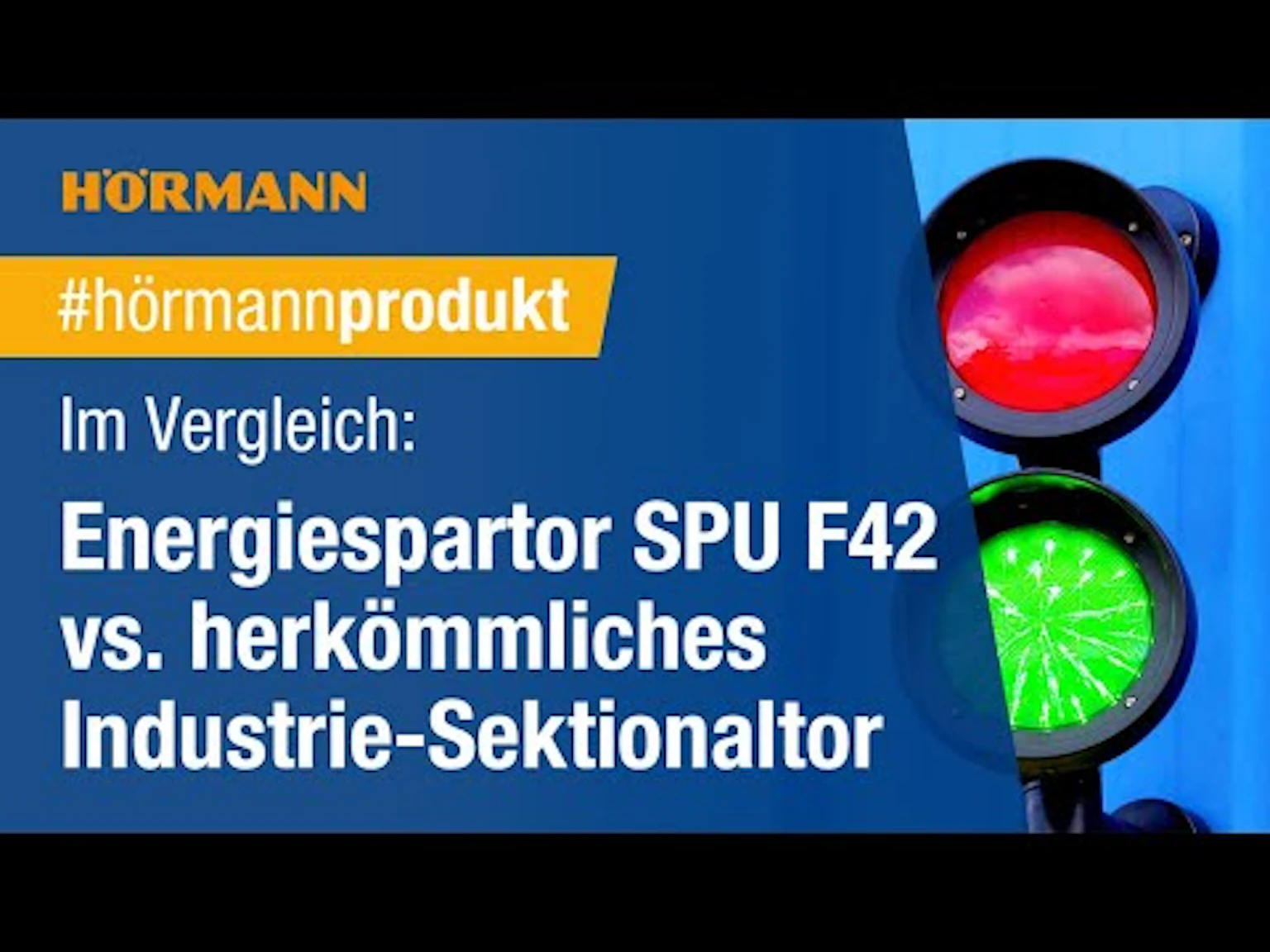 Energiespartor SPU F42 vs. herkömmliches Industrie-Sektionaltor I Hörmann Hörmann on Youtube